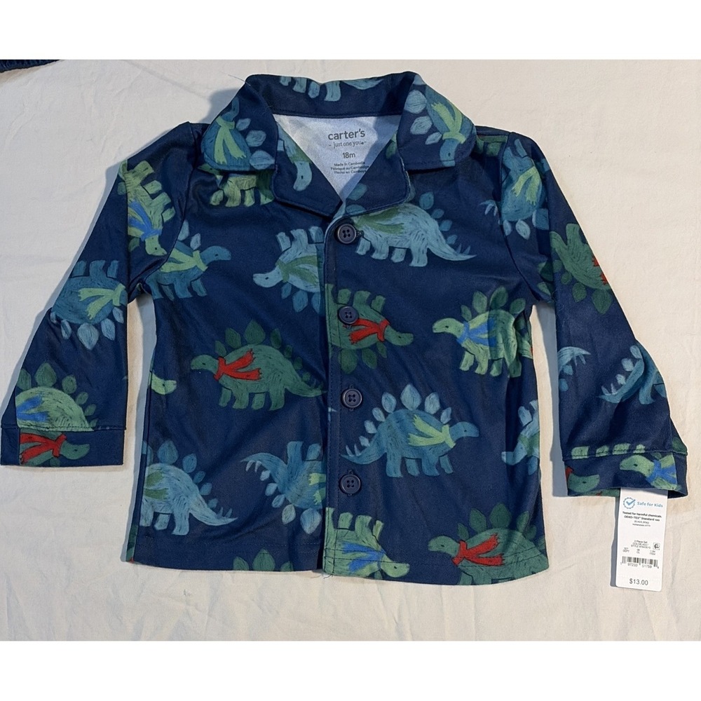 Carter's Dinosaur Pajama Set - Long Sleeve - 18M